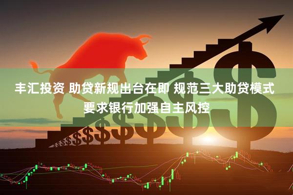 丰汇投资 助贷新规出台在即 规范三大助贷模式 要求银行加强自主风控