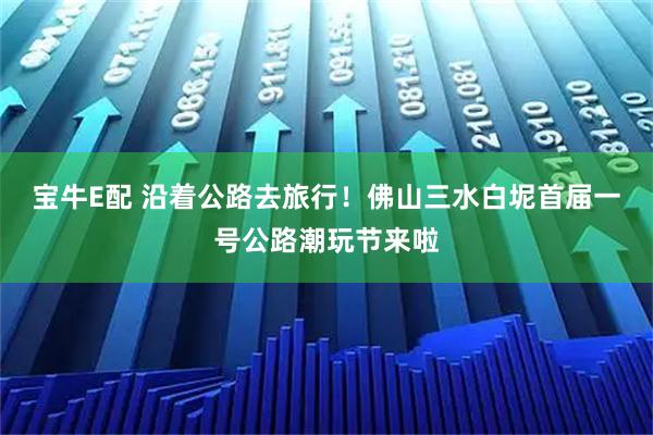 宝牛E配 沿着公路去旅行！佛山三水白坭首届一号公路潮玩节来啦