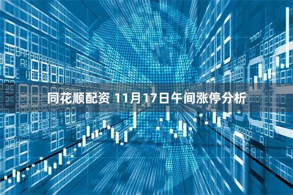 同花顺配资 11月17日午间涨停分析